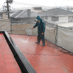 9.屋根水洗い