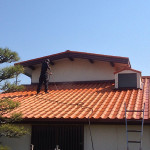 4.屋根水洗い