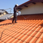5.屋根水洗い