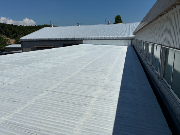 朝日市T様_屋根プライマー 施工後