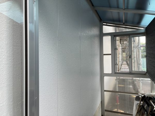 いなべ市_工場外壁上塗完了