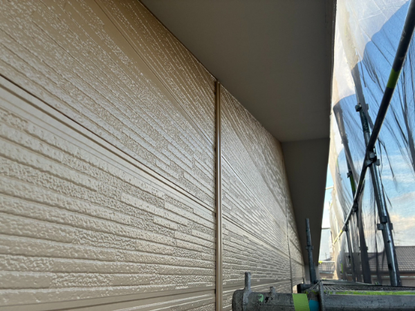 四日市市_アパートS_外壁上塗完了