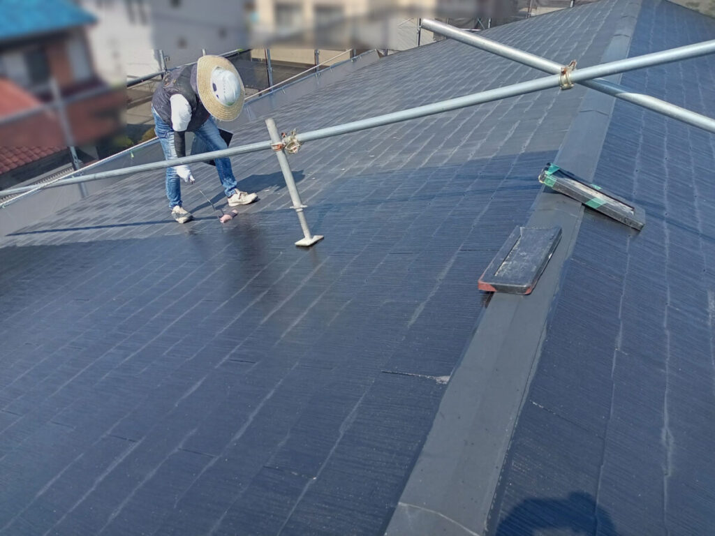 四日市市_アパートS_屋根シーラー