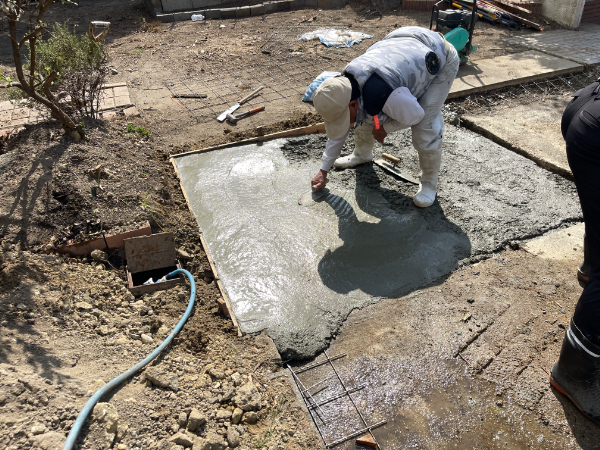 四日市市_H様コンクリート金鏝押さえ