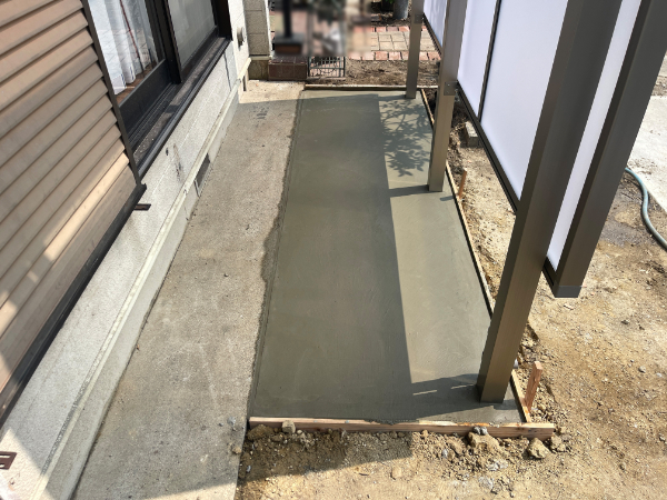 四日市市H様_土間打ちコンクリート4