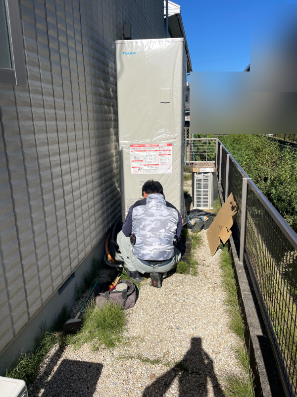 四日市市F様_エコキュート設置4