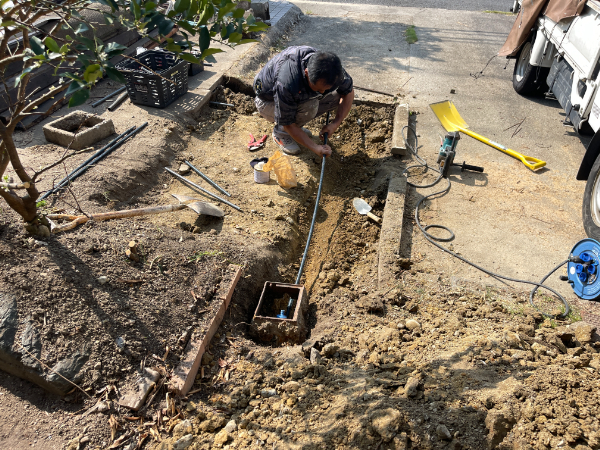 四日市市_H様_散水栓移設2