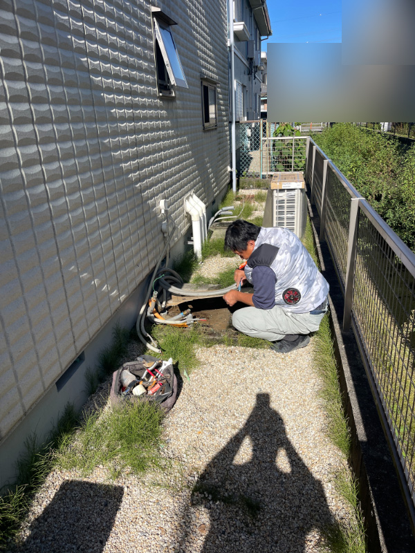 四日市市F様_エコキュート設置2