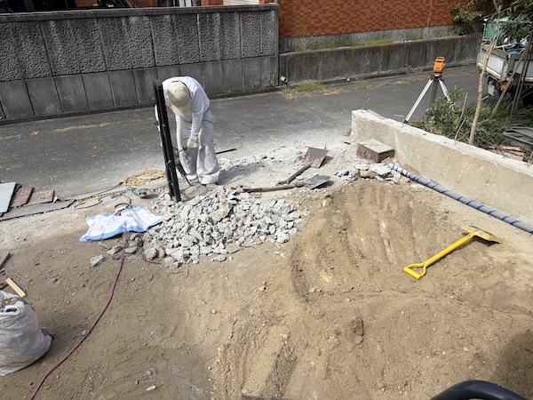 既存ブロック撤去４