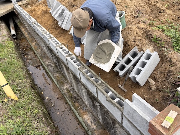 ブロック積③