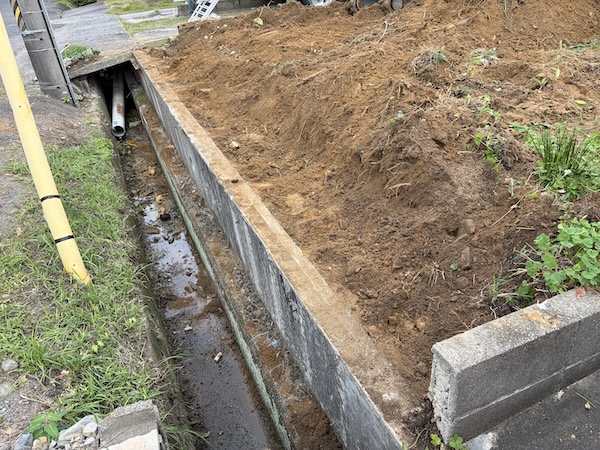 フェンス・ブロック・植栽撤去