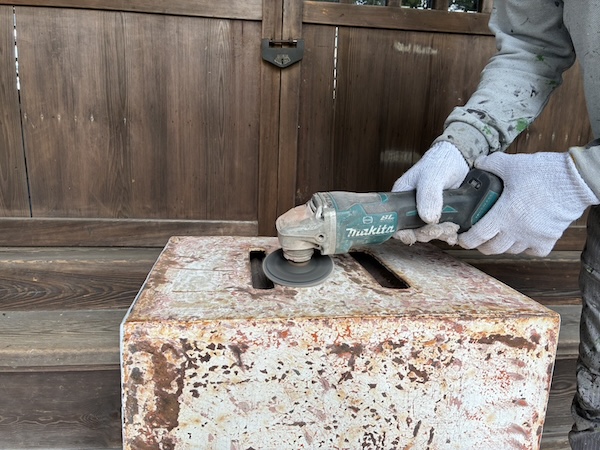 ケレンさび落とし①