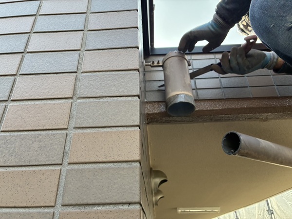 四日市市-Sマンション-排水管-撤去