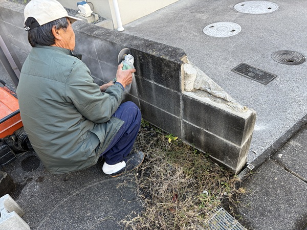四日市市-W様邸-ブロック塀-解体