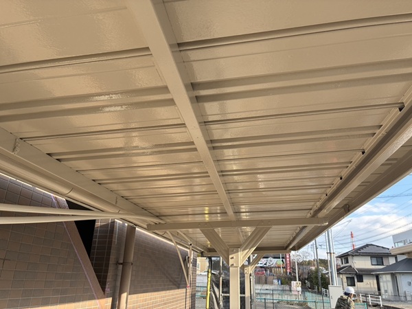 四日市市-Sマンション-駐輪場-上塗り