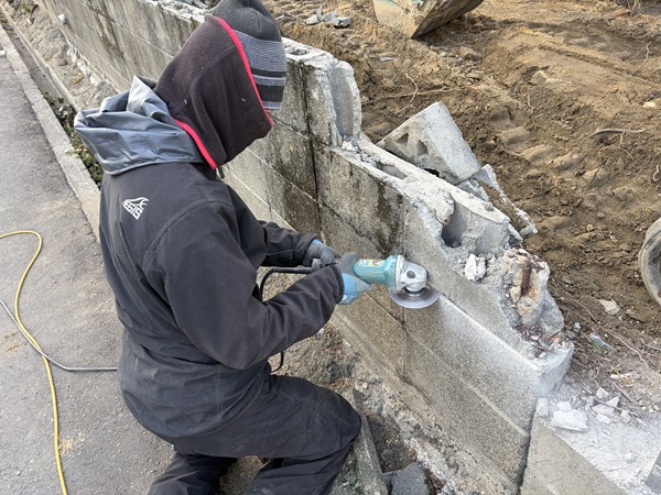 四日市市-I様邸-ブロック撤去3
