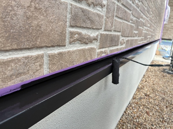 朝日町-S様邸-水切り-上塗り