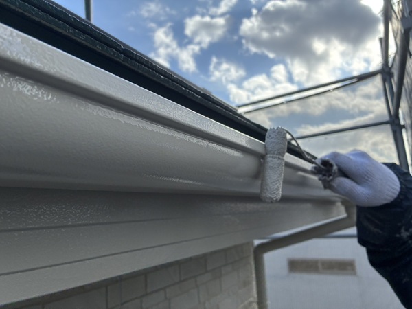 朝日町-S様邸-雨樋-上塗り