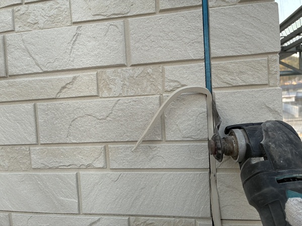 朝日町-S様邸-コーキング-撤去