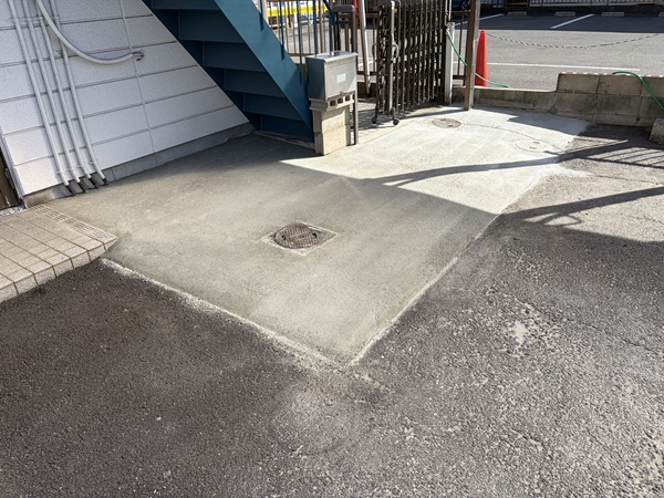 四日市市-K様邸-段差解消コンクリート工事-施工後2