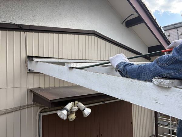 四日市市-車庫解体撤去-解体