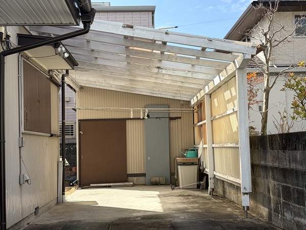 四日市市-車庫解体撤去-施工前