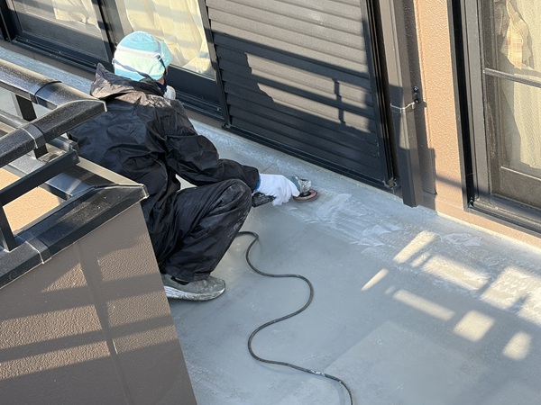 四日市市-N様邸-FRP防水-ケレン