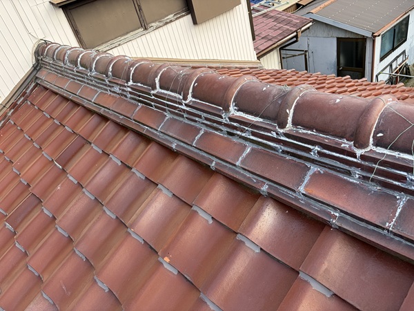 四日市市-K様邸-屋根雨漏り補修-施工前 (2)