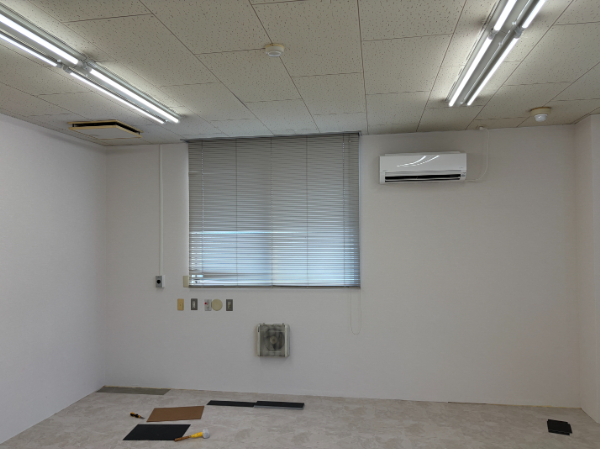 東海市工場-クロスパテ張り完了