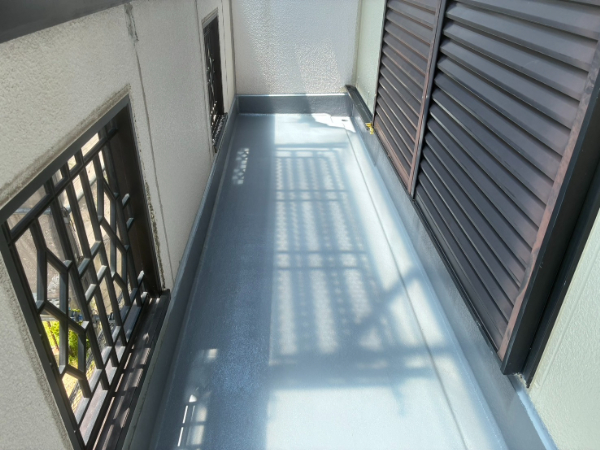 四日市市M様邸-ベランダ-FRP防水完了