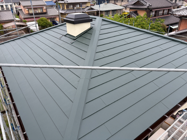 四日市市M様邸-屋根-カバー工法完了