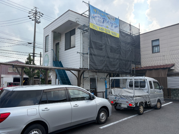 四日市市-K様邸-雨漏り補修-足場