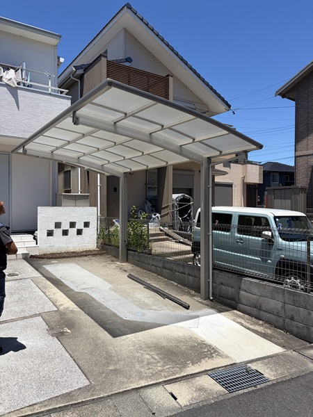 菰野町-S様邸-カーポート撤去-施工前